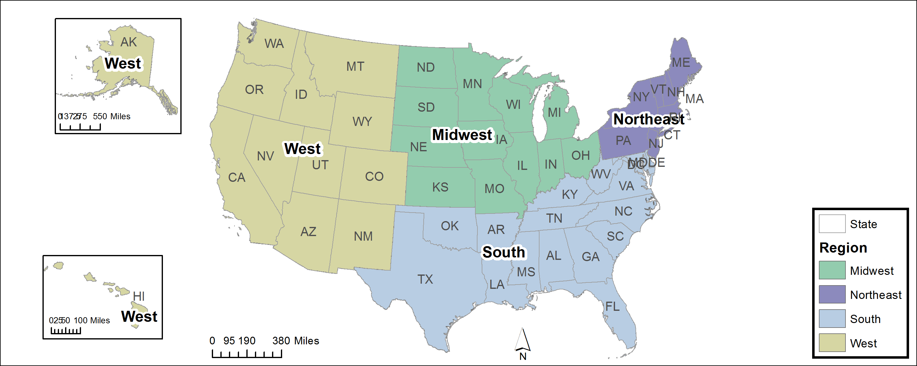 regional map